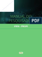 Manual do pesquisador - PROPI - IFRN