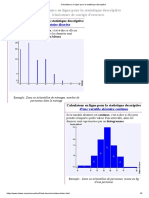 Calculateurs en Ligne Pour La Statistique Descriptive