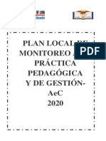 PLAN de Monitoreo 2020 AeC