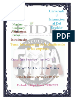 Las Empresas y Su Clasificación