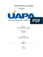 Universidad Abierta para Adultos (UAPA) : Juaniris Jiménez Canario