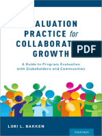 BAKKEN - Evaluation Practice For Collaborative Growth A Guide To Program Evaluation With Stakeholders and Communities PDF