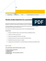 QM Procurement - Goods Receipt Inspection For A Purchase Order - 01 Type