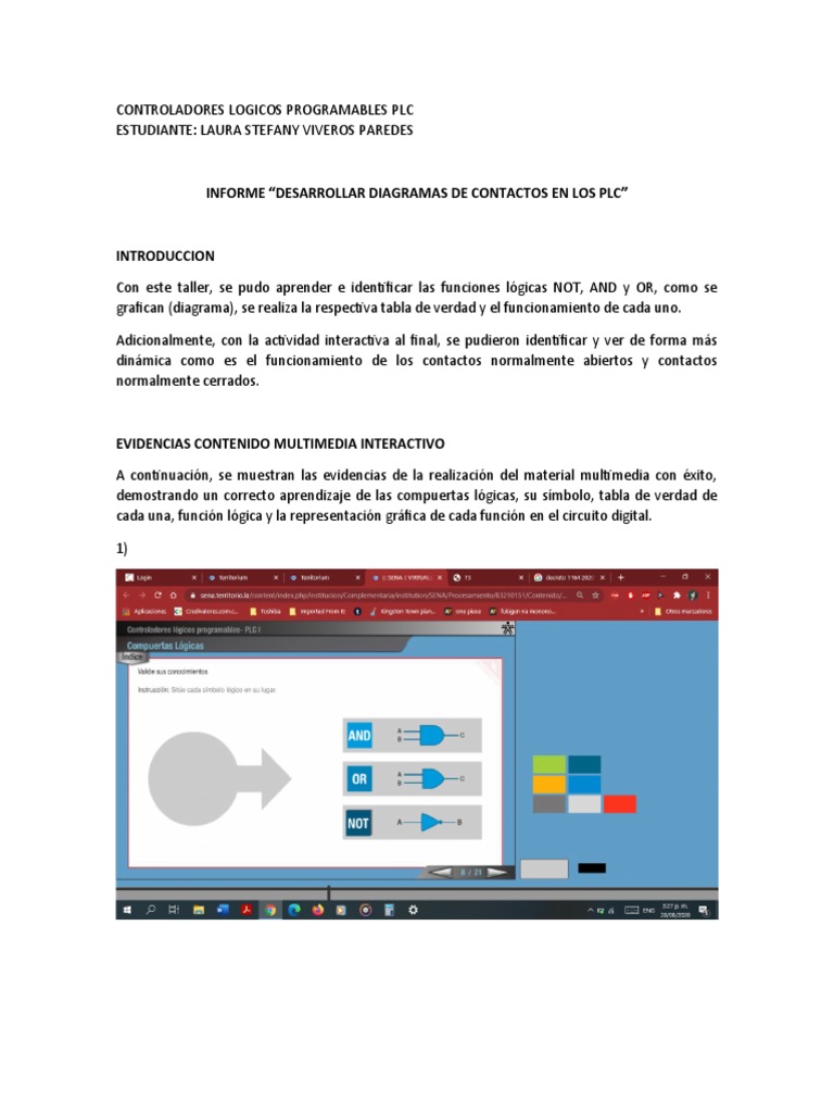 Diagramas de Contactos en PLCs | PDF | Controlador lógico programable ...