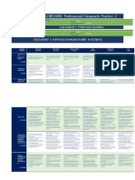 rubric reflective portfolio 2020