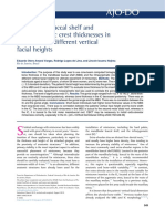 Mandibular Buccal Shelf and Infrazygomatic Crest Thicknesses in Patients With Different Vertical Facial Heights