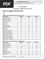 Suspension Ram Wheel Alignment Specifications PDF