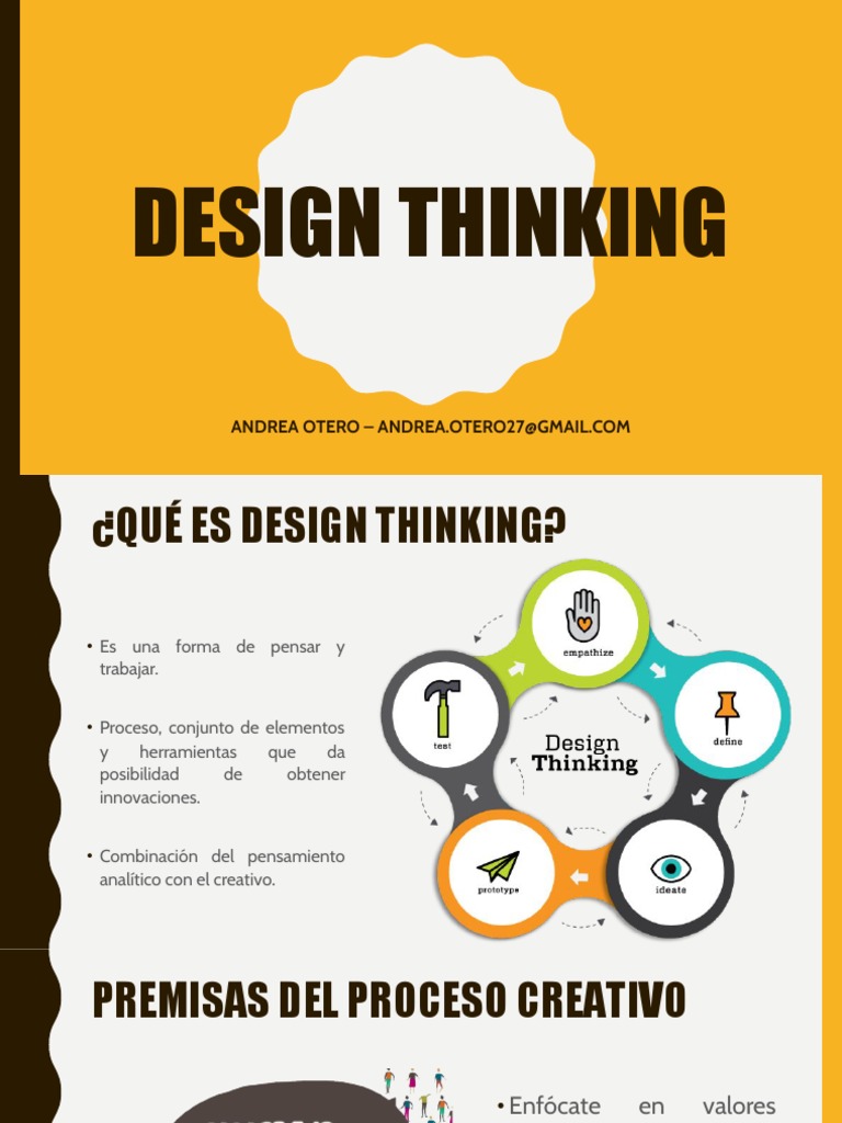 Design Thinking: Innovación y Proceso Creativo | PDF | Diseño | Innovación