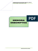 Memoria Descriptiva Yungar