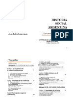 Lumerman Juan Pedro - Historia Social Argentina