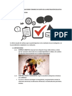 CRITERIOS REGULADORES y Fuentes QUE DEBEN TOMARSE EN CUENTA EN LA INVESTIGACIÓN EDUCATIVA