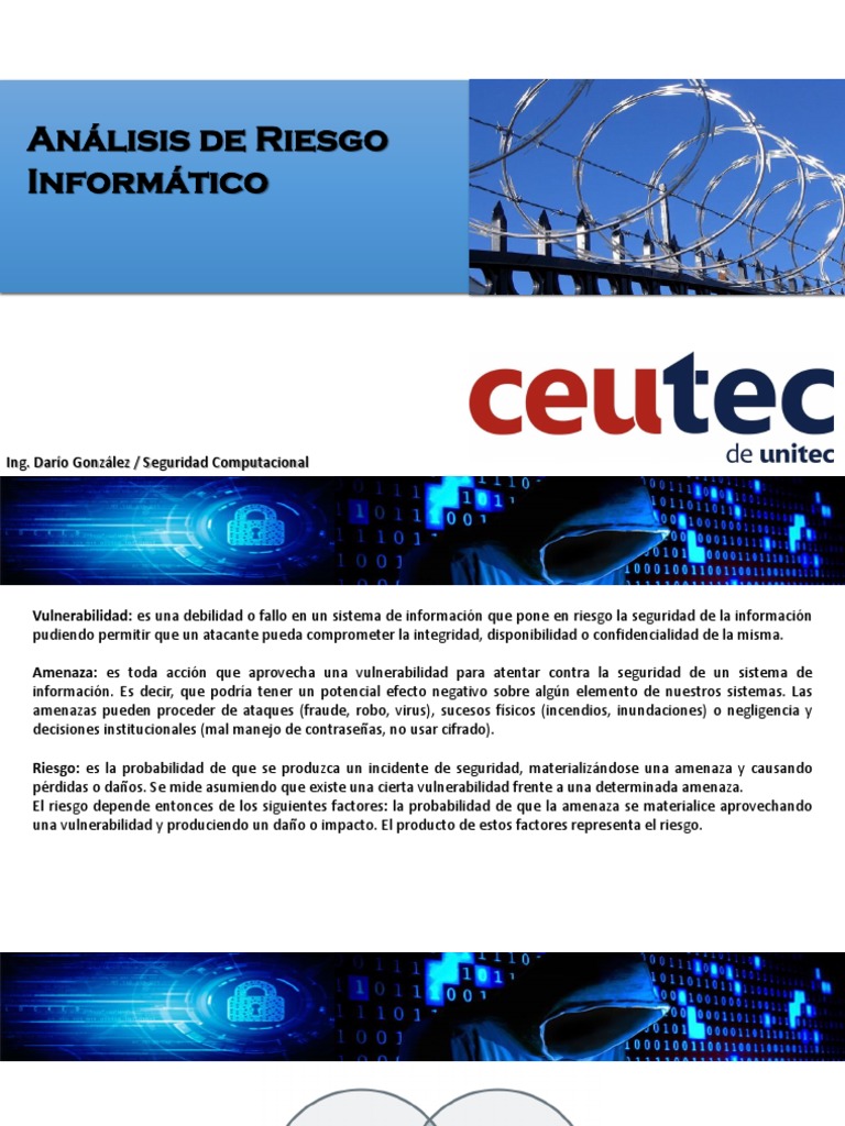 Análisis de Riesgo Informático | PDF | La seguridad informática | Seguridad