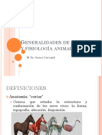 2. Generalidad de Anatomia y Fisiologia Animal