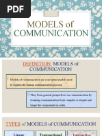 Models of Communication