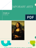 Contemporary Arts: Grade 12