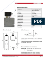 On-Off Solenoid Valve N.O. 3/4'': Technical Specifications