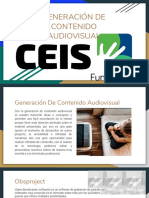 Generación de Contenido Audiovisual