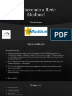 Protocolos Modbus e estrutura de rede