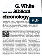 (JOHNS Warren H.) Ellen G White and Biblical Chronology (Ministry 1984-04)