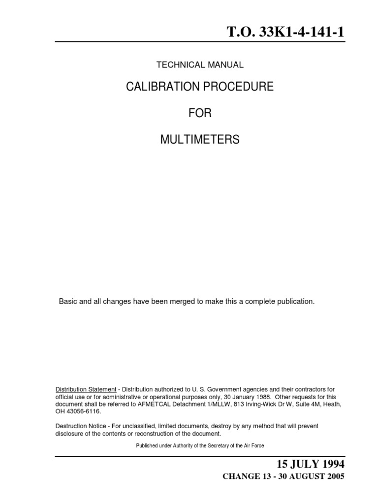 Micronta Multimeter Calibration Manual | PDF | Amplifier | Calibration