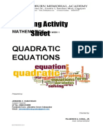 G9 Q1 W1 Activity Sheet