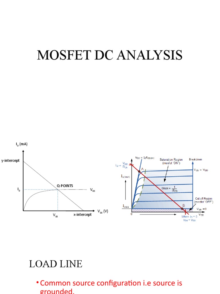 MOSFET DC Circuit Analysis Guide | PDF | Mosfet | Field Effect Transistor