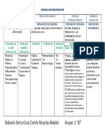 Niveles de Prevención