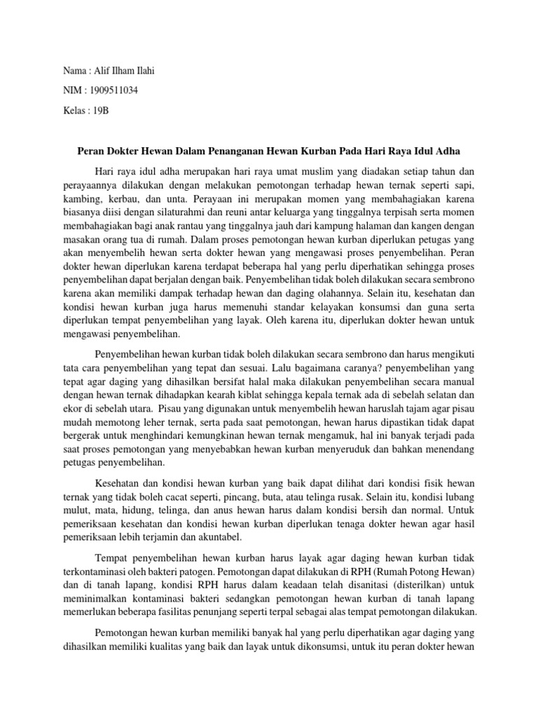 Tugas Artikel Ilmiah Populer Tugas Akhir Bahasa Indonesia Pdf Pdf