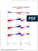 Diagrama de Momentos Torsores: Portico 8