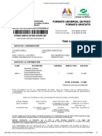Formato de Pago Universal With Primefaces PDF