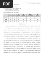Download Intelligence Test Reflection Paper by Desiree Grace Tan SN47647796 doc pdf