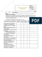 Encuesta de Satisfaccion Capacitación