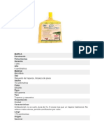 Ficha Tecnica Trapero Microfibra Amarill PDF