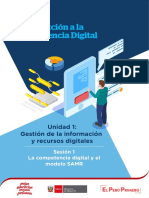 Sesión 1 La Competencia Digital y El Modelo SAMR