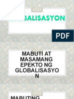 Epekto NG Globalisasyon