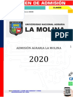 EXAMEN ADMISION UNALM 2020 I PDF
