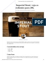 Receita Imperial Stout - 20L - Homini Lupulo