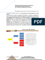 ESTRUCTURA DE LA ORGANIZACION POLITICA DE COLOMBIA