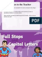 T L 53628 Year 1 Full Stops and Capital Letters Warmup Powerpoint - Ver - 6