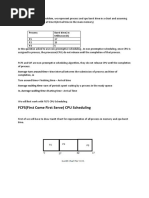 FCFS (First Come First Serve) CPU Scheduling