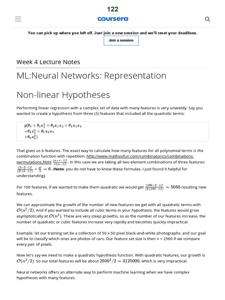 ML Week 4 To 10 PDF | PDF | Applied Mathematics | Mathematical Concepts
