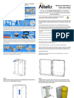 Altelix Enclosure NP series pole mount instrucción Sheet