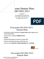 Sasaran Mutu ISO 9001 2015