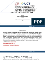 Caracterización proceso nulidad resolución