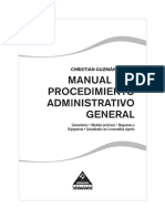 Guzmán-Napurí Manual Del Procedimiento Administrativo General