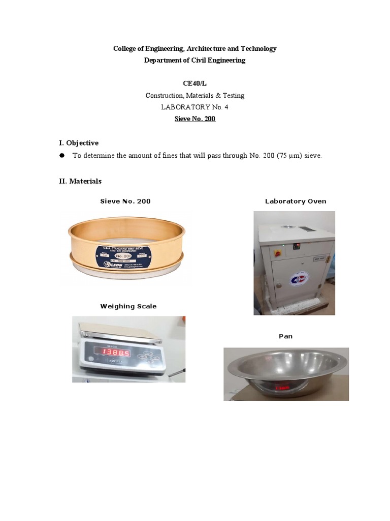 Sieve Analysis of Fine Aggregates | PDF | Weight | Nature