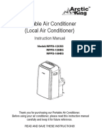 Portable Air Conditioner (Local Air Conditioner) : Instruction Manual