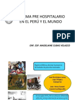 Escenario Pre Hospitalario en El Perú y El Mundo