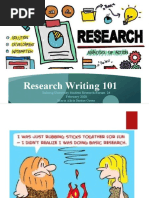 Research Writing 101: Baliuag University Student Research Forum 24 February 2020 Maria Alicia Bustos-Orosa