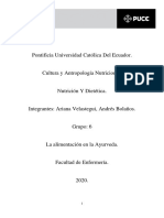 Alimentacion Ayurveda - Ariana Velastegui - Andres Bolaños - Antropologia Nutricional - 05.09.20